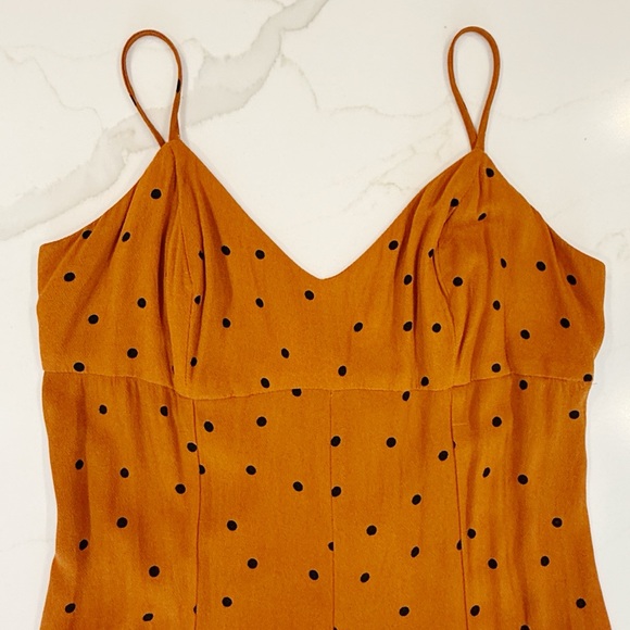 Free People Jamboree Wide Leg Polka Dot Jumpsuit Sz XS - Picture 9 of 16